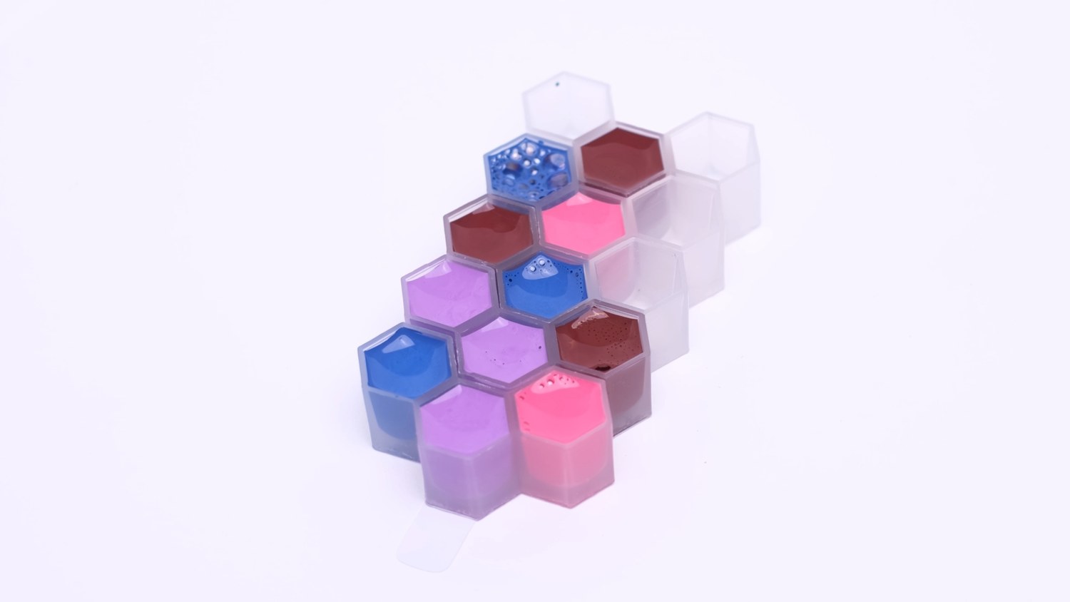 HEX CAPS modular tattoo ink caps in clip-off threes by A2